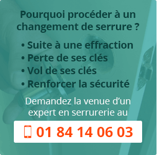 Service de changement de serrure à Paris.