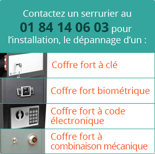 Service d'installation de coffre fort à Paris.