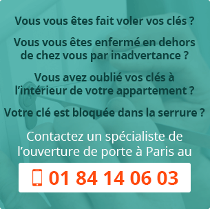 Service d'ouverture de porte en urgence à Paris.